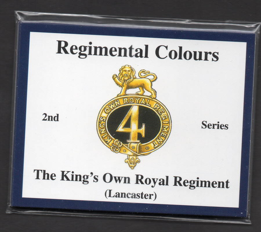The King's Own Royal Regiment (Lancaster) 2nd Series - 'Regimental Colours' Trade Card Set by David Hunter - Click Image to Close